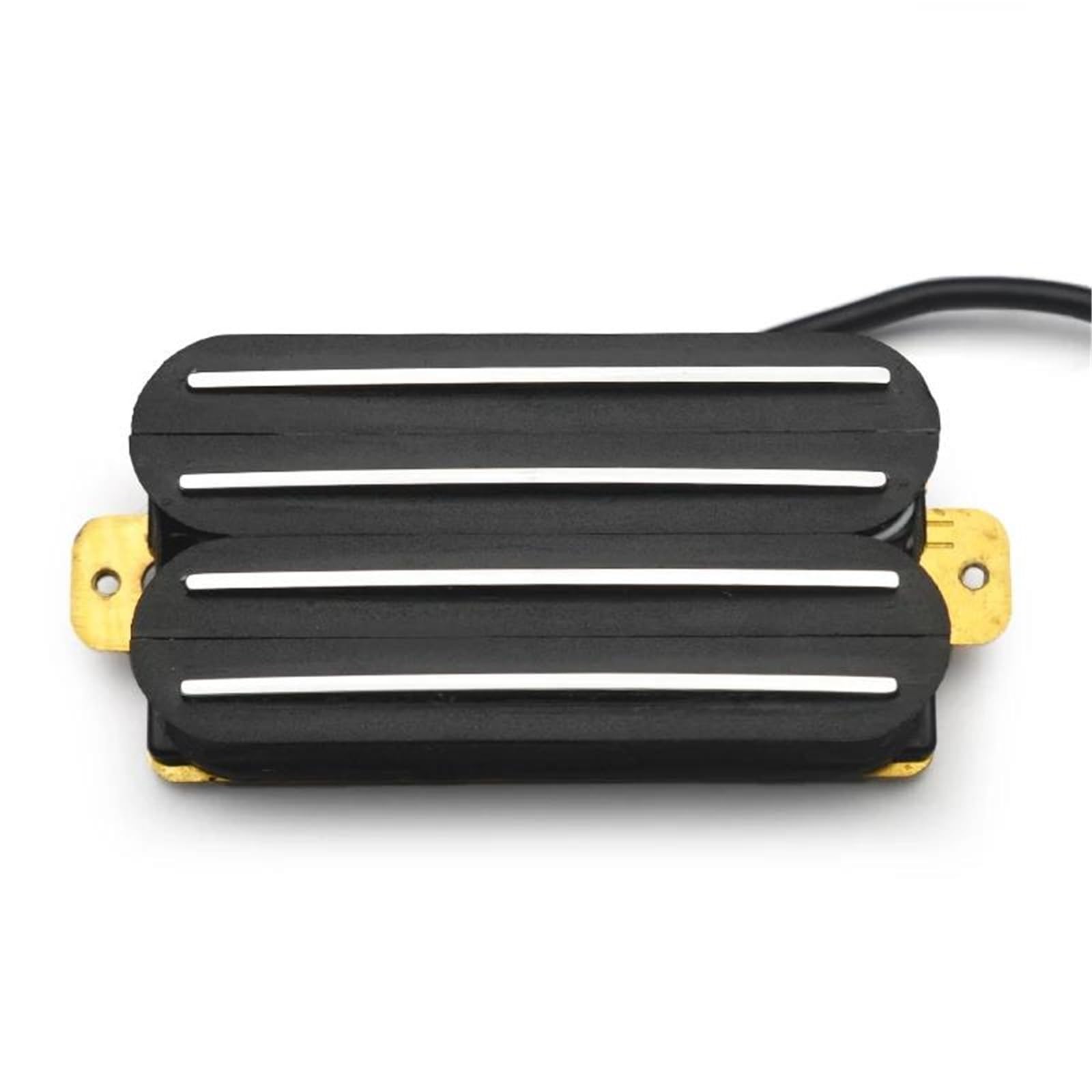 Pastilla De Guitarra Eléctrica Profesional Pastilla De Cerámica Con División De Bobina De 18 K De Alto Rendimiento | Pastilla de cuatro bobinas Pastilla de metal pesado Pastilla tipo pista Negra