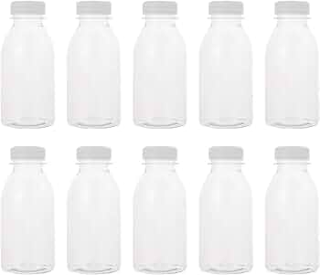 Amazon.co.jp: 空のジュースボトル キャップ付き 50本 300Ml 再