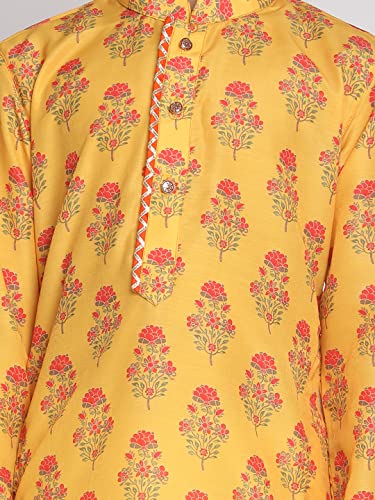 Image of VASTRAMAY Boys' Ajrak Kurta & Patiyala Set