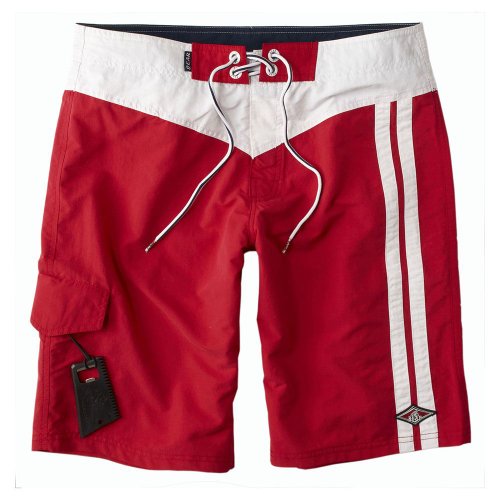 Bear Surfboards Pantaloncini - Uomo Chinese Red 31...