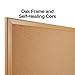 Staples Standard Durable Cork Bulletin Board, Oak Finish Frame, 4-ft x 3-ft (28337-CC)