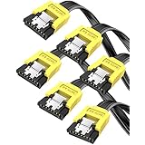 Snowkids SATA Cable III , 3 Pack SATA cable III 6Gbps Straight Lead with 45cm for SATA HDD, SDD, CD Driver, CD Writer