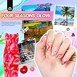Beetles Gel Nail Polish Kit with U V Light, 32 Colors Gel Polish Nail Kit 50 Pcs Polish Set with Base and Matte&Glossy Top Coat Soak Off DIY Art Kit Manicure Spring Gifts for Women - Image 3