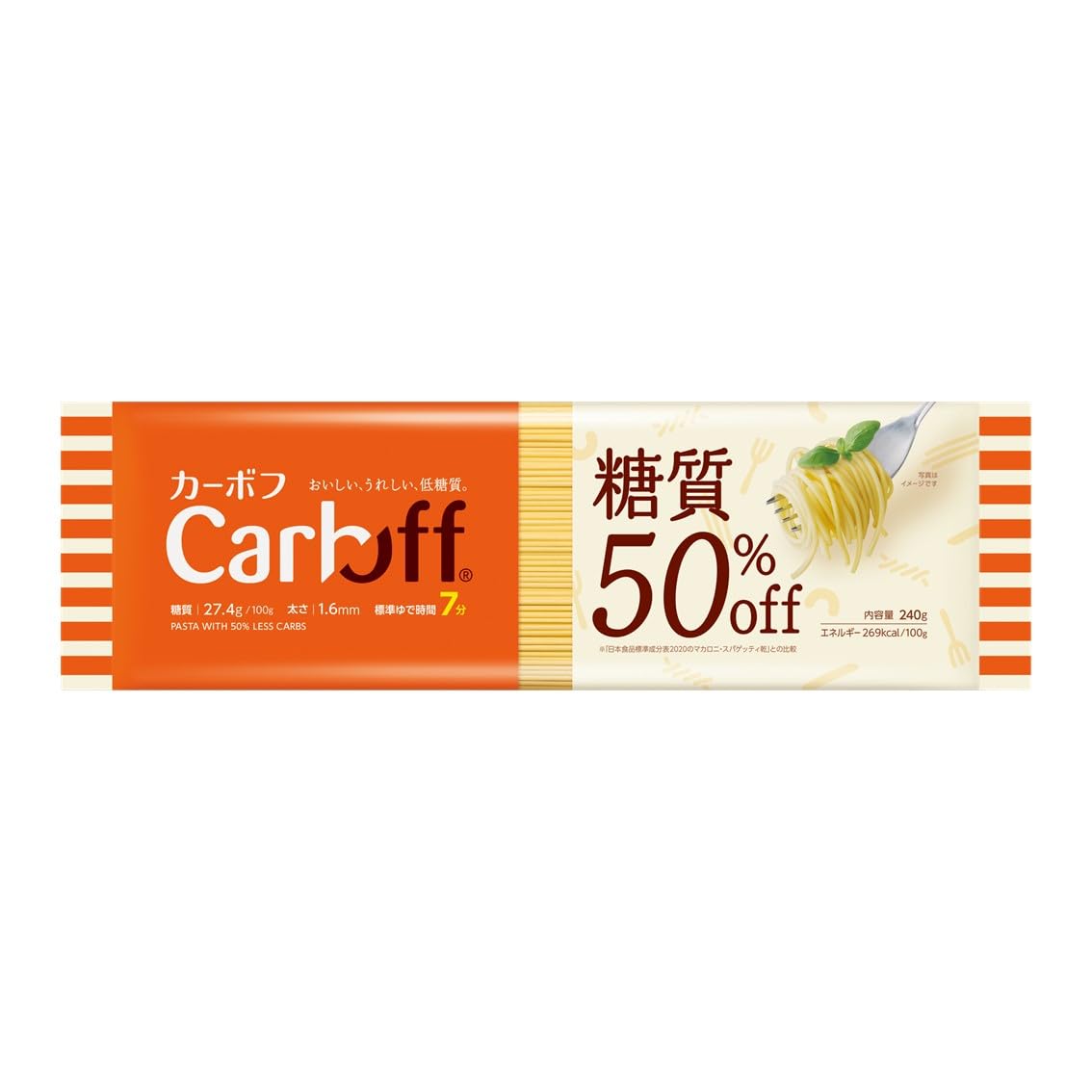 Amazon.co.jp: CarbOFF(カーボフ) はごろも ロングパスタ 240gx5個