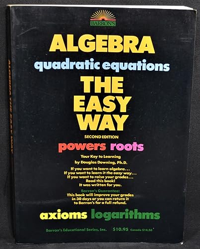 Algebra, the Easy Way (Algebra the Easy Way, 2n... 0812041941 Book Cover