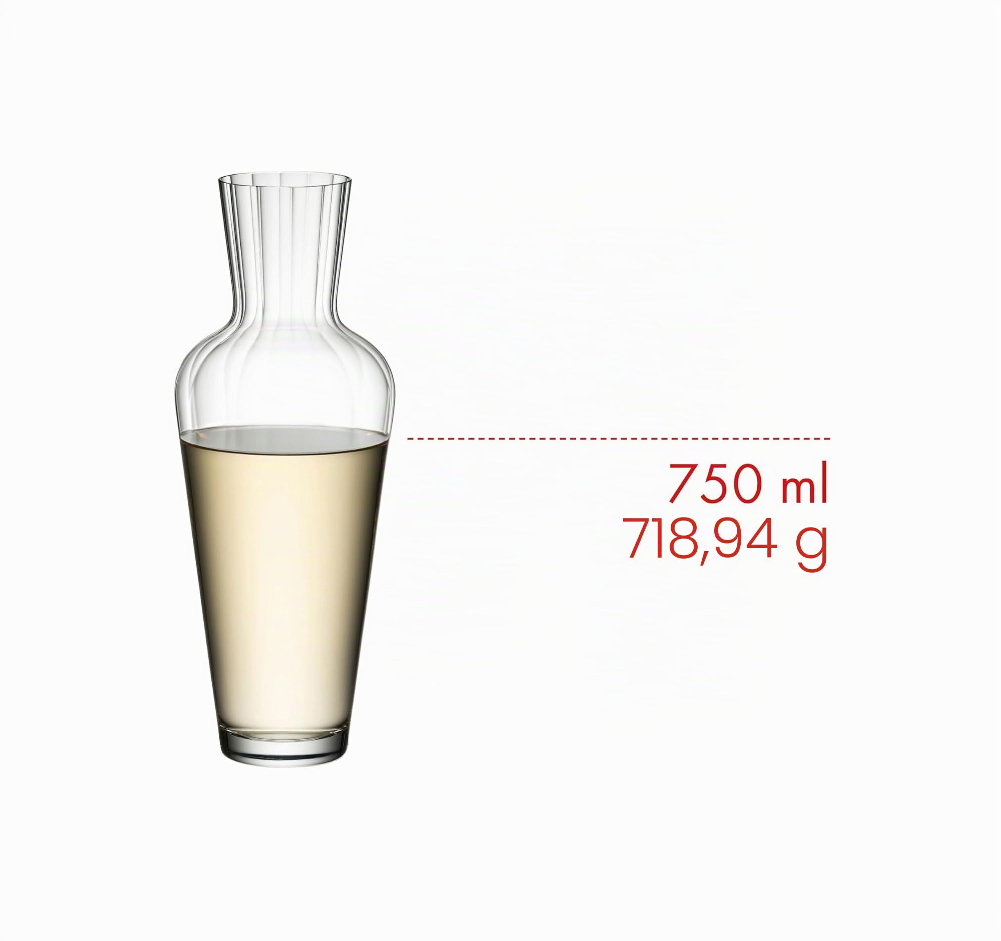 Riedel Mosel Décanteur à vin Décanteur en verre Carafe à vin Verre en cristal 1.32 L