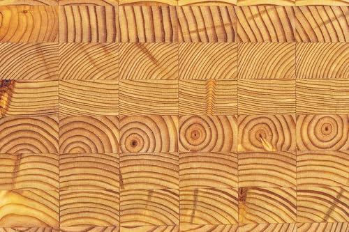Tabla de cortar redonda de madera Larch Wood 25.4 cm diámetro miniatura 5