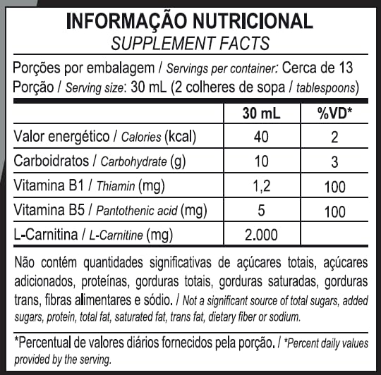 Probitica L-Carnitina 2000 (400 Ml) - Sabor Laranja | Amazon.com.br