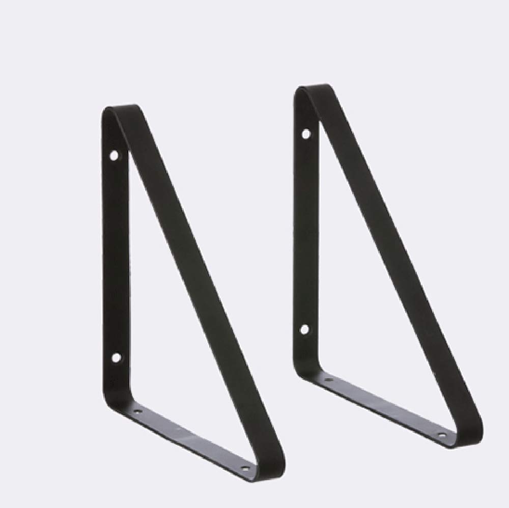 Amazon.co.jp: DIY 棚受け金具 三角型ブラックブラケット耐荷重
