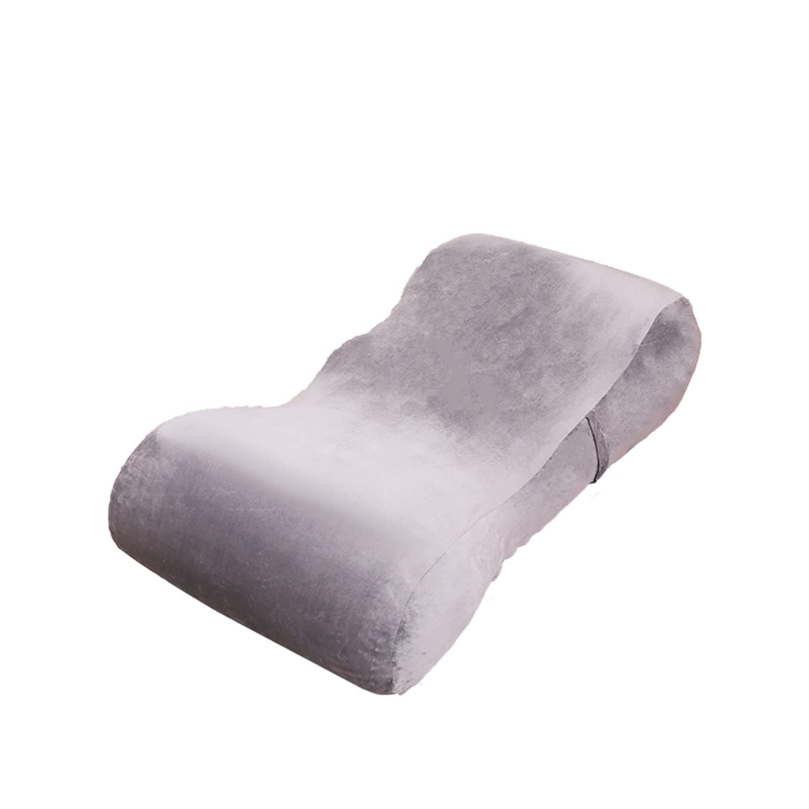 Fauteuil gonflable extérieur amovible gris pour randonnée et jardin