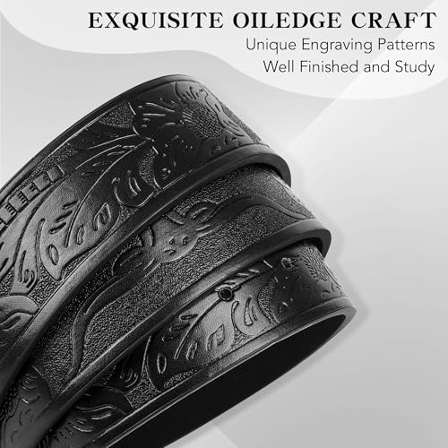 Women's Vintage Western Leather Buckle Belt Ladies Cowgirl Concho PU Belt3