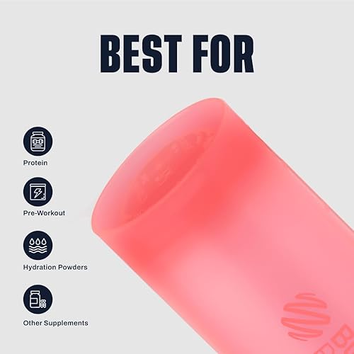 Miniatura 10 de BlenderBottle Classic V2 - Botella coctelera perfecta para batidos de proteínas y antes del entrenamiento 20 onzas color negro