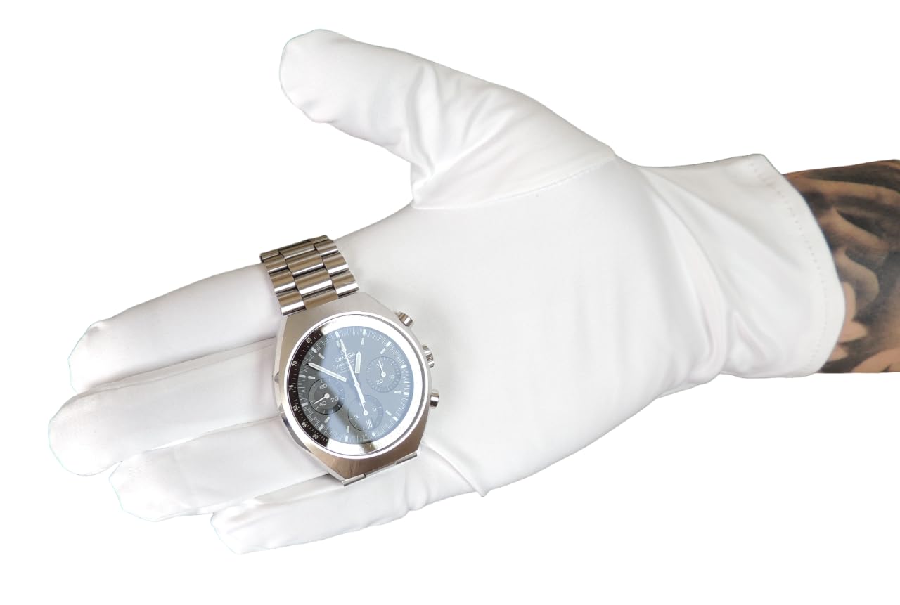Heli Microfibre Gloves White for Watchmaking, Jewellery, Handling Jewellery and Watches, for Collectors, Professionals or Amateurs