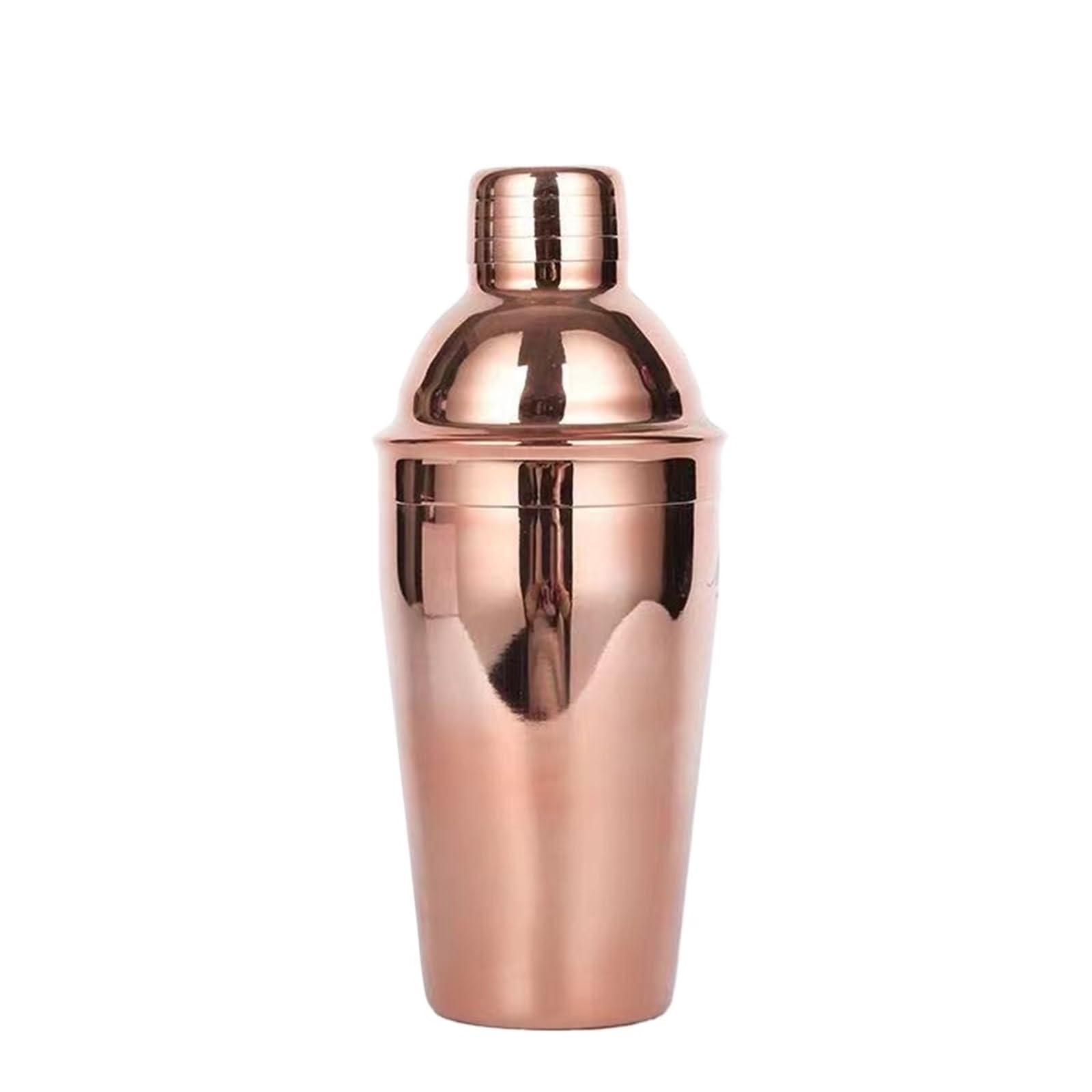 Coctelera de acero inoxidable con acabado profesional de tres secciones