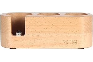 MOJAE Espresso Tamping Station with 3 Holes for Tamper, Distributor, and Portafilter