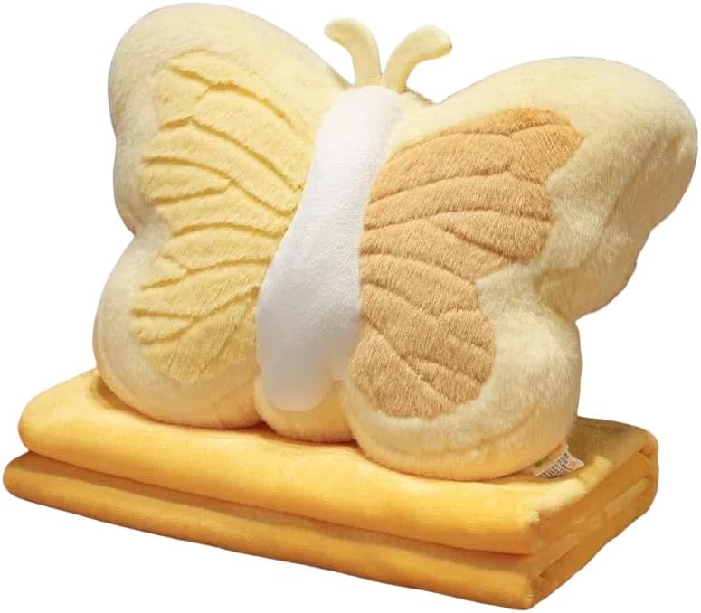 Butterfly Pillow Quilt Dual-Purpose car Cushion