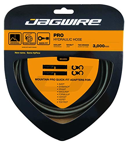 Kit durite hydraulique Jagwire Mountain Pro argent carbone frein à disque VTT