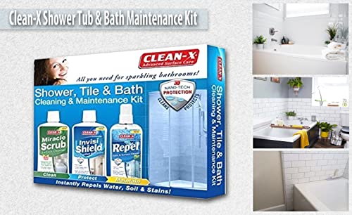 image for Clean-X Shower, Tub & Bath Maintenance Kit