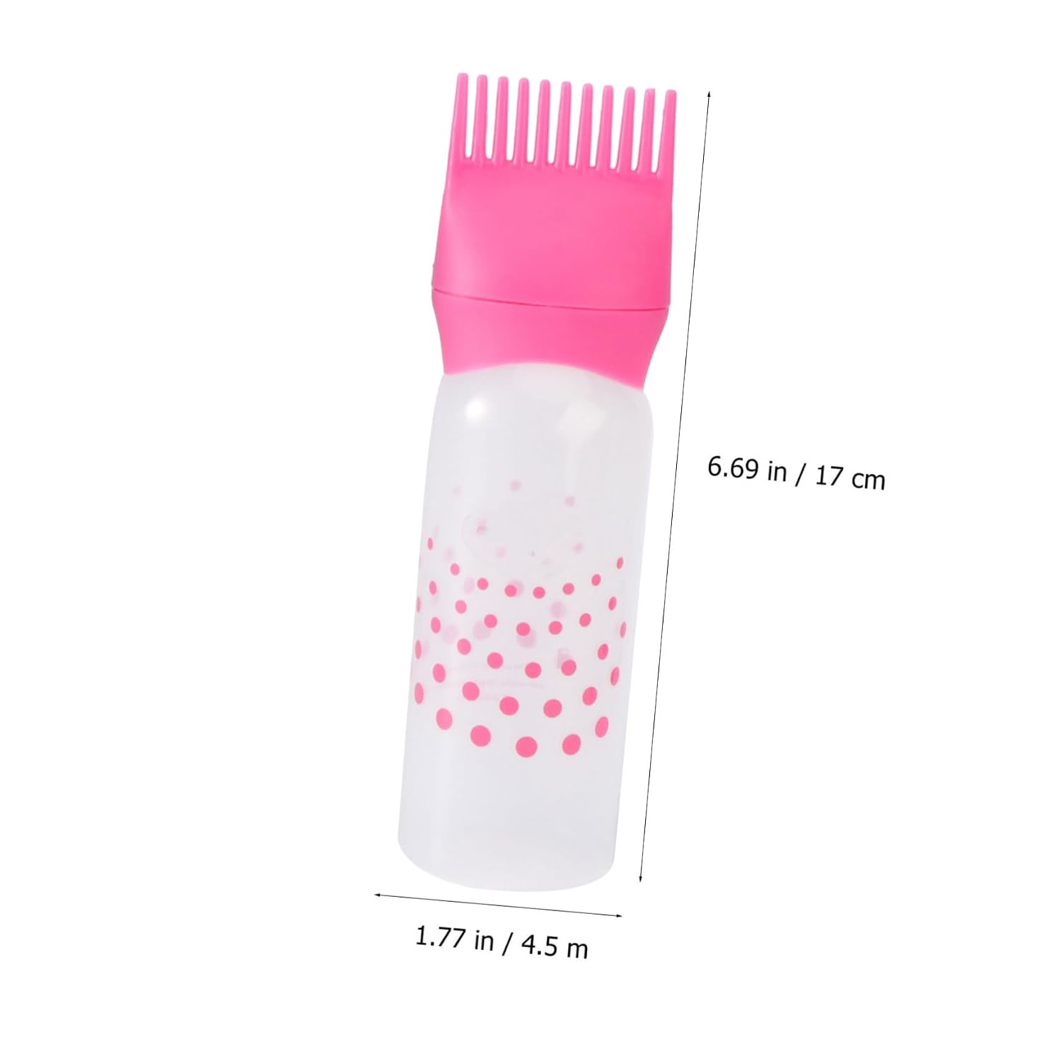 3 Piece Colorful Hair Dye Bottle Comb Applicator Set