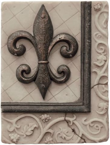 Briarwood Polyresin Fleur De Lis Wall Plaque