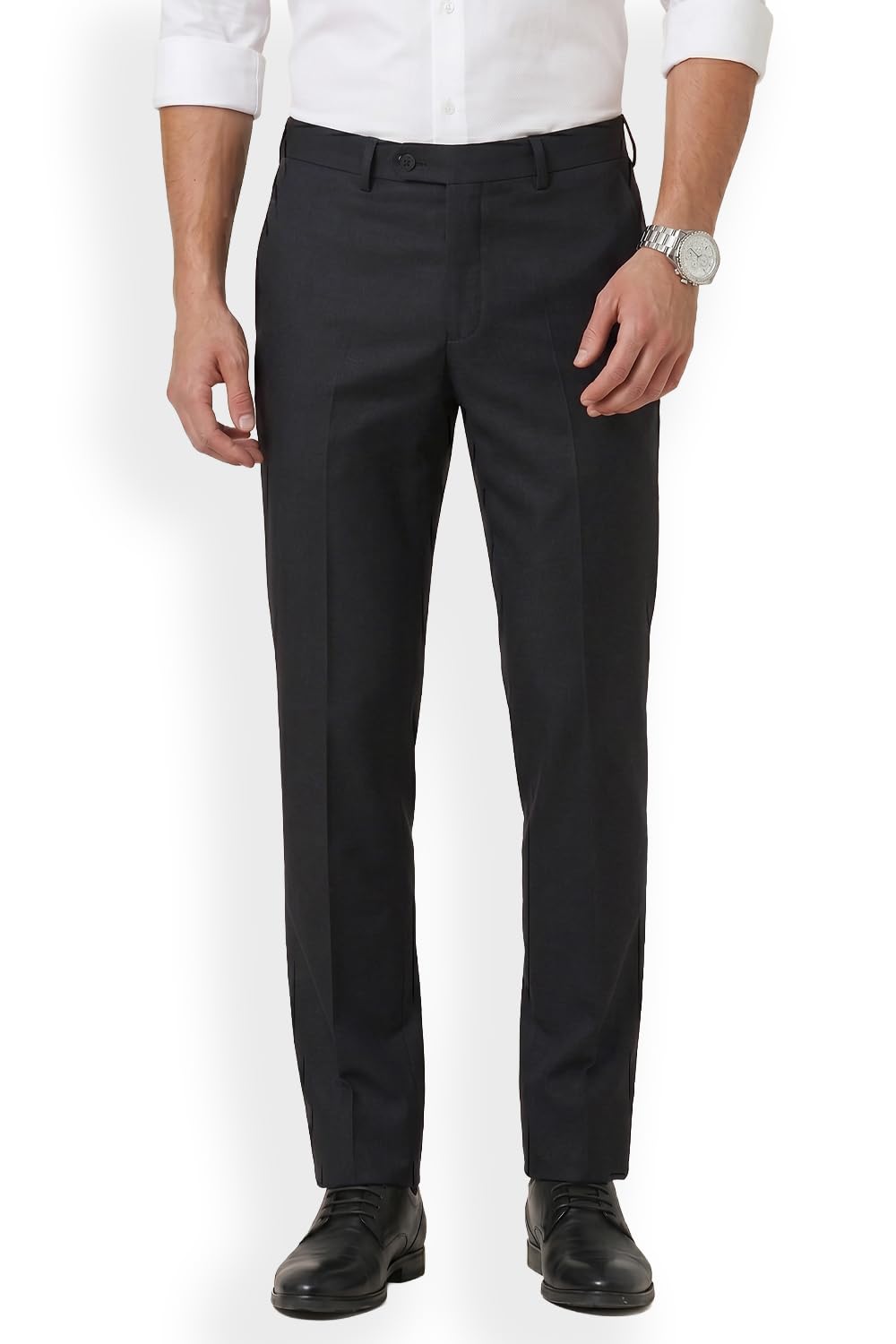 peter england Men's Slim Work Utility Pants-picture-30