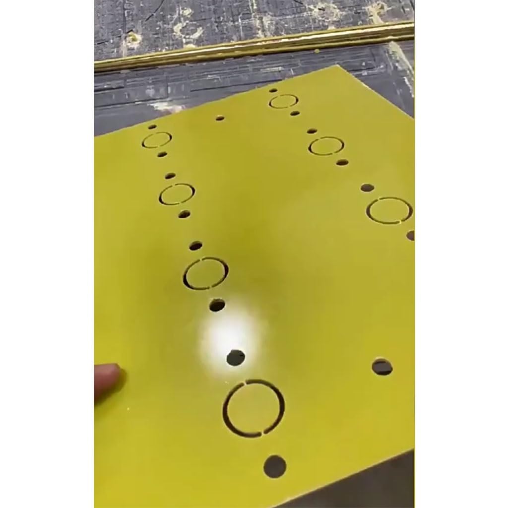 CKSEKD 5Pcs 3240 Fiberglass Fiber Glass Sheet Epoxy Plate Thickness 0.3mm 0.5 0.8 1 1.2mm High Temperature Resistant for DIY Circuit Insulation Board (Color : Thickness 0.3mm, Size : 100x200mm)