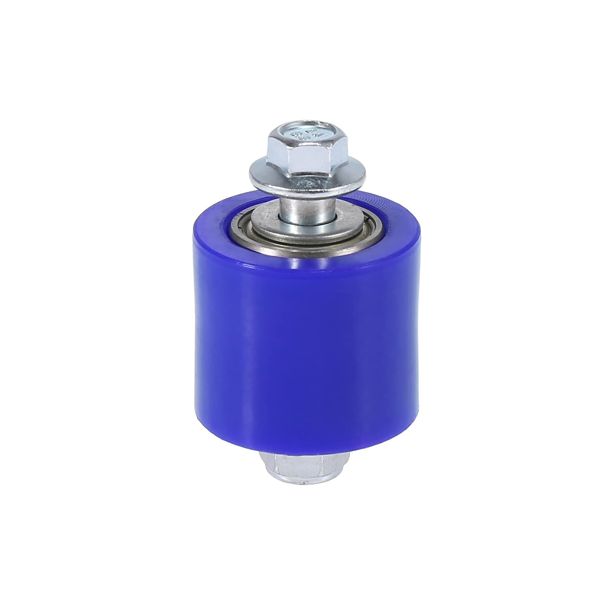 Motoforti Lot de 2 galets de chaîne de moto de 8 mm - Bleu