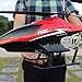 Kikioo Haute qualité de Super Grand Canal 3.5CH Résistance à la chute 2,4GHz hélicoptère télécommande gyroscopique RC LED Radio Stable contrôlée Adolescents Adultes Heli Garçons Filles Cadeaux Débutan