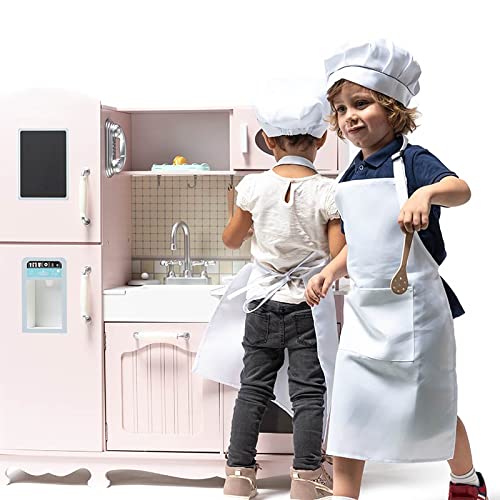 ATAA Toys Cocina de Madera 146Rosa 95x32x103cm - Rosa - Cocina de Juguete grande para niños y niñas
