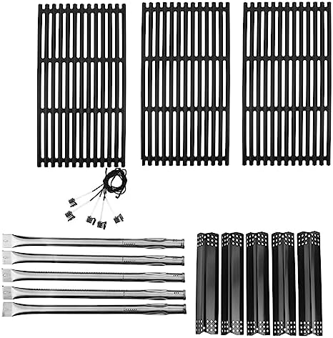 Outdoor Bazaar Set of 5 Heavy Duty Stainless Steel Replacement Heat Plates for Home Depot Nexgrill 5 Burner 720-0888, 720-0888N Gas Grills Outdoor Bazaar Set of 5 Heavy Duty Stainless Steel Replacement Heat Plates for Home Depot Nexgrill 5 Burner 720-0888, 720-0888N Gas Grills