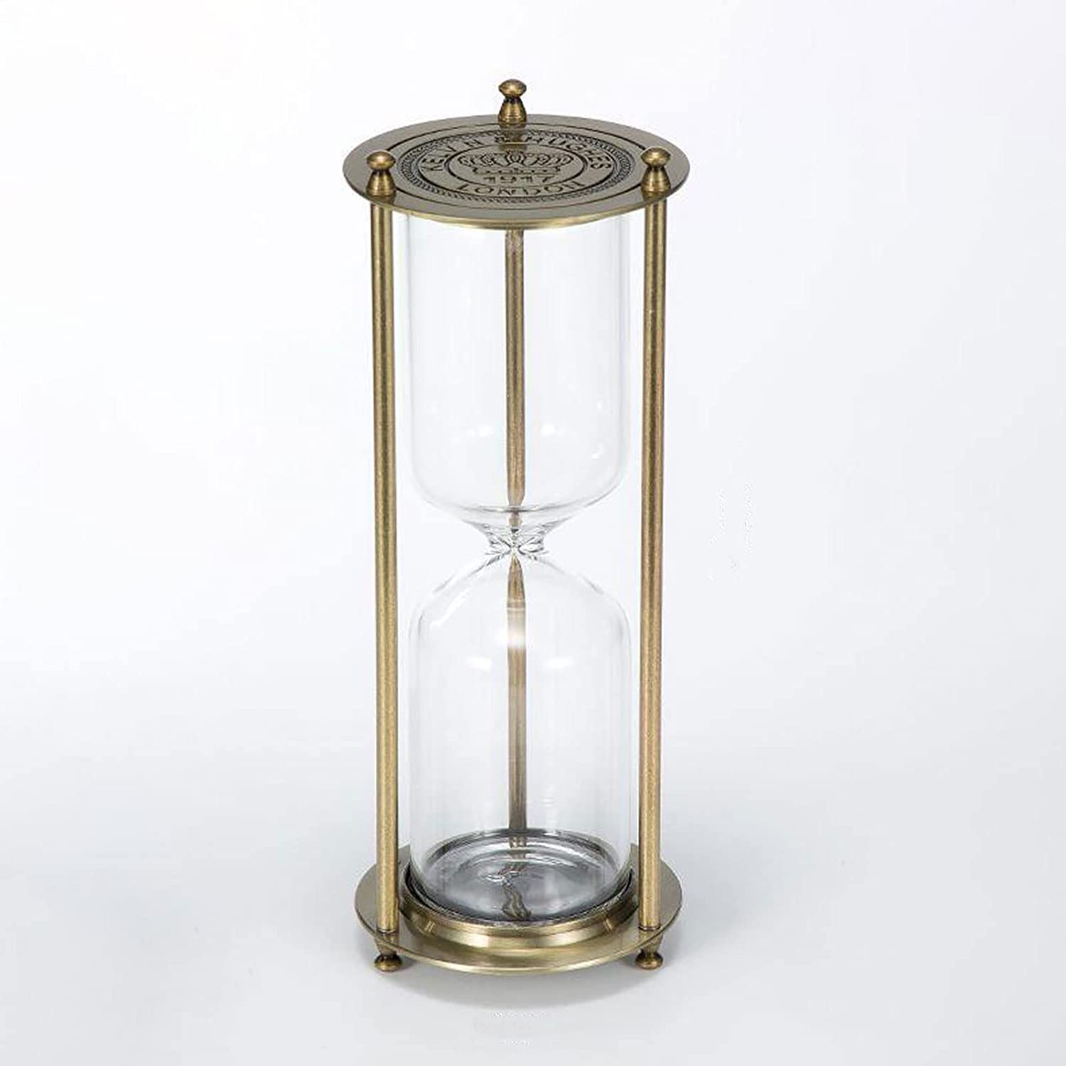 Sablier sablier secondes sablier minuterie, sablier auto-installé qui peut être rempli de sable, souvenir décoratif cadeaux créatifs uniques for le jeu de classe décoration de bureau à domicile ( Colo