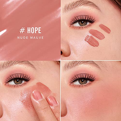 Kimuse Soft Cream Blush Makeup, Liquid Blush For Cheeks, Weightless, Long-Wearing, Smudge Proof, Natural-Looking, Dewy Finish #TOP3