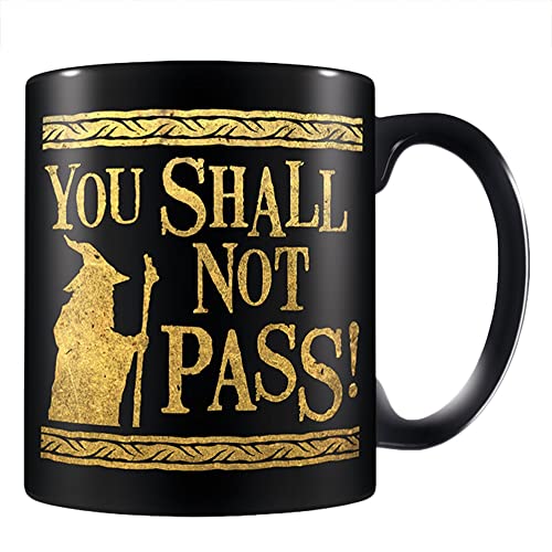 Pyramid - Taza cerámica - Señores de los anillos - Not pass - 315 ml - Licencia oficial