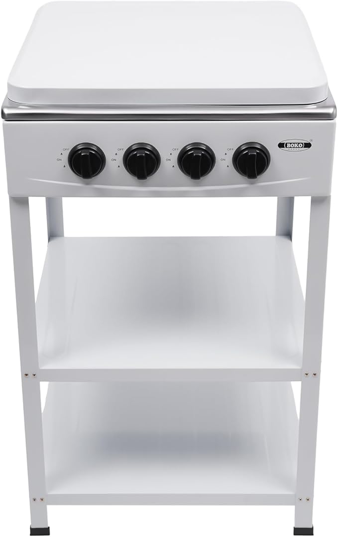 Estufa de Gas Natural 4 Puestos, Acero Inoxidable, Para Cocina miniatura 4