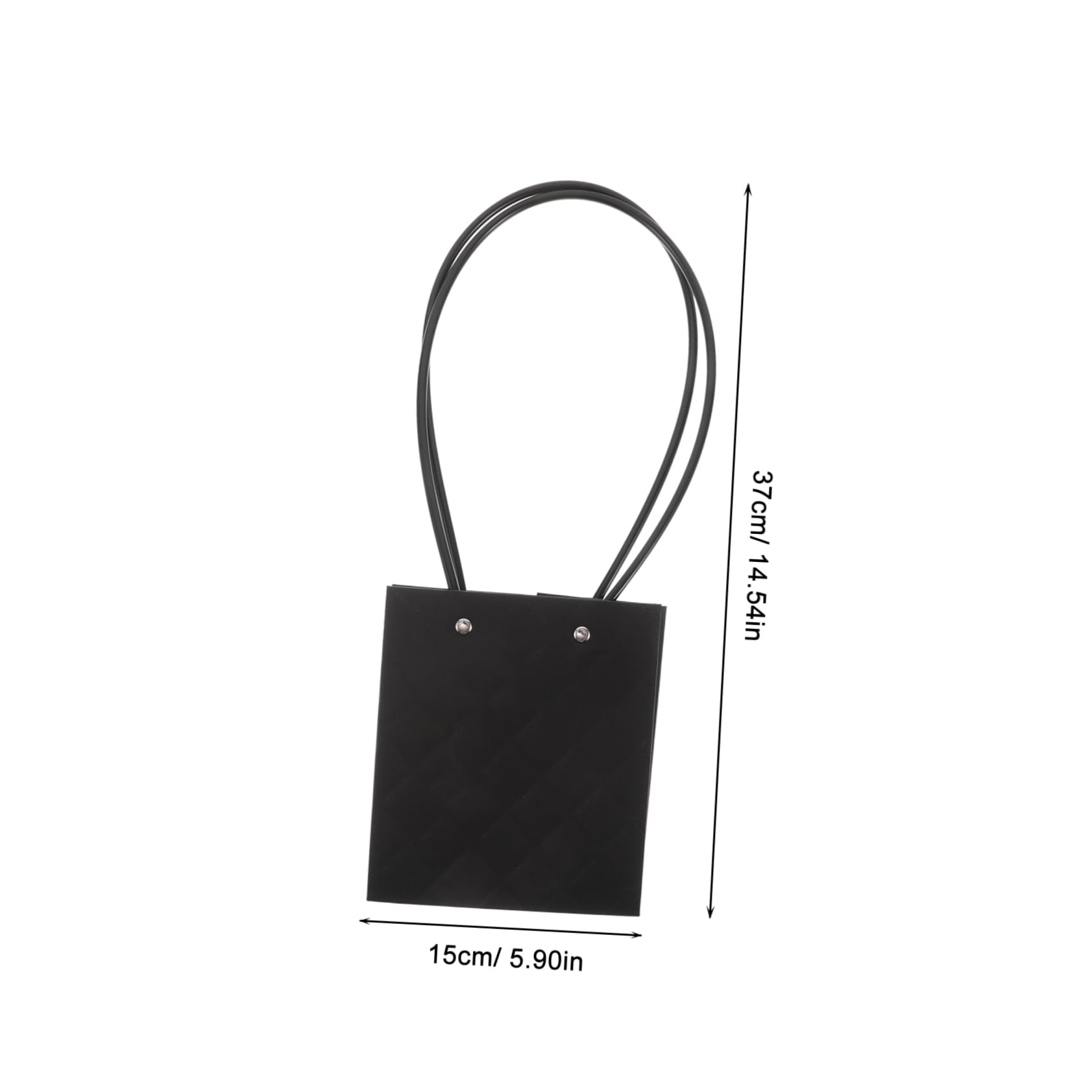 ABOOFAN 10stücke Blumenstrauß-tasche aus Kraftpapier mit Henkel Blumenpapierfarben Rechteckige Geschenktüten für Gestecke für Floristen und Hochzeitsarrangements
