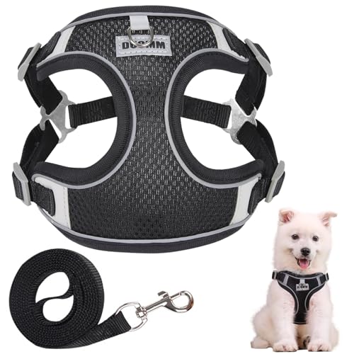 Ledeak No Pull Harness for Dogs Breathable Mesh Step in Dog Harness, Adjustable Dog Harnesses