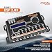 PRV AUDIO Car Audio DSP 2.8X Digital Crossover and Equalizer 8 Channel Full Digital Signal Audio Processor DSP with Sequencer Remote Relay
