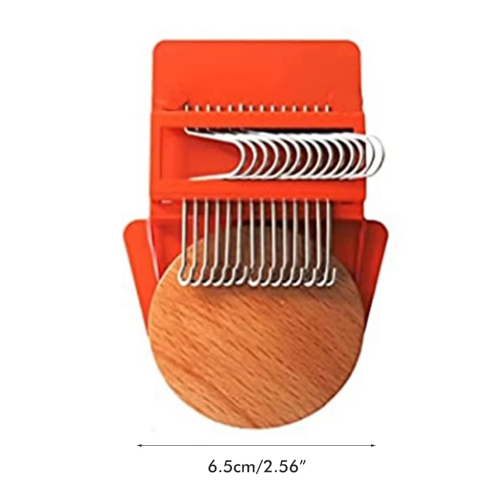 Gazaar Speedweave Darning, Mini Machine, Weave Tool, 14 Hooks Wooden Weaving Frame, Weaving Kit, Mending, Hand Craft DIY Weaving Repair Tool for Socks