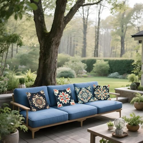Housse de coussin 45x45 cm imperméable avec fermeture éclair invisible P-328 - 4