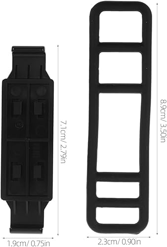 Miniatura 2 de Generic Kit de base de montaje para cámara de tablero de 4 piezas hebilla de abrazadera y correas de sujeción para espejo retrovisor - Reemplazo de