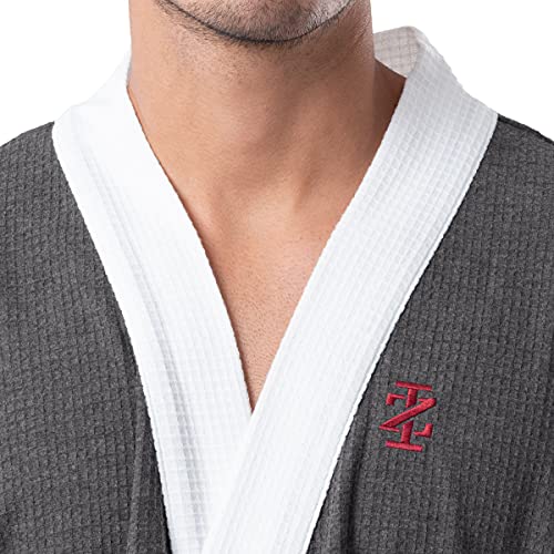 Image of IZOD Men's Waffle Knit Kimono Robe