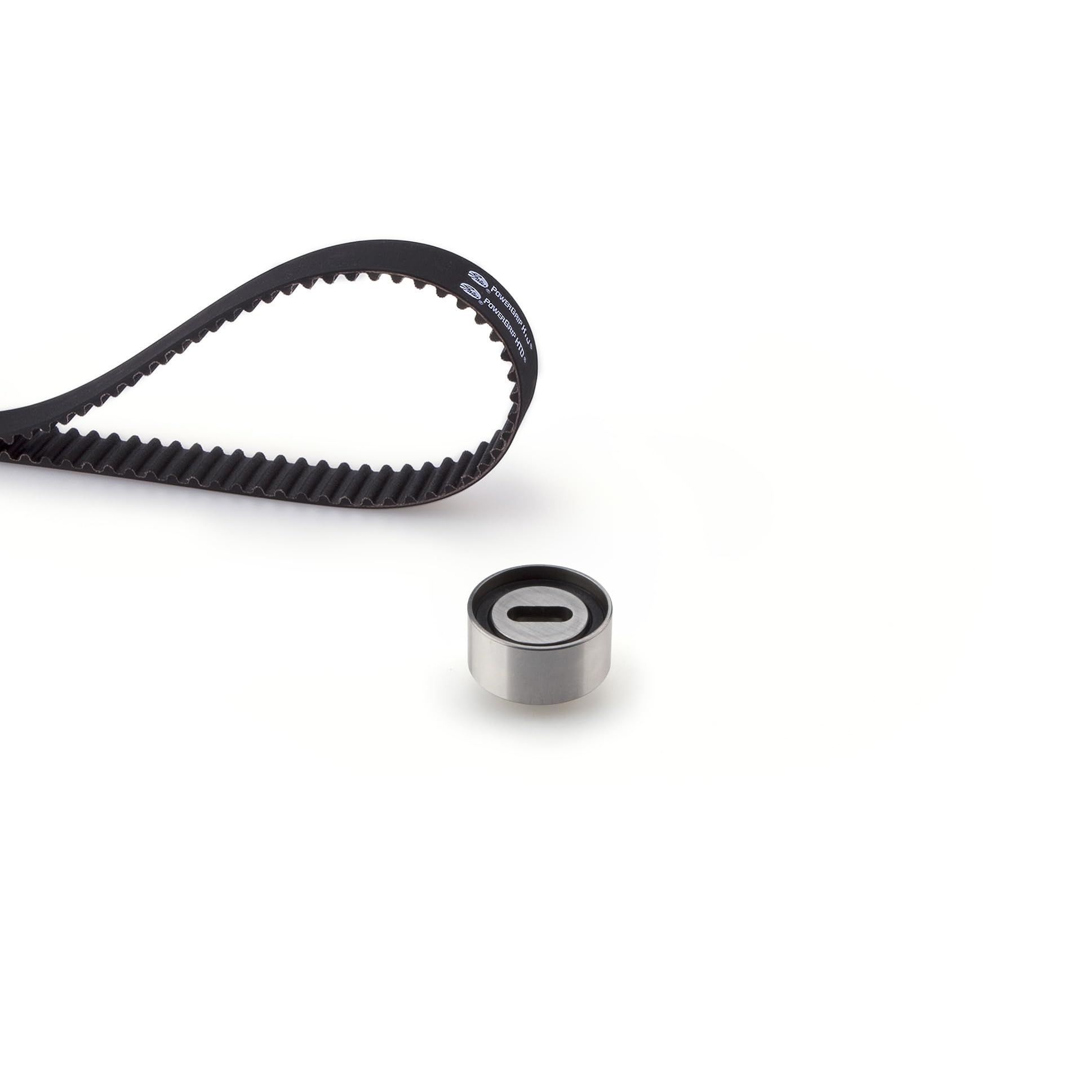 GATES Kit cinghia di distribuzione K015274XS 107 denti 22mm 856mm per KIA PRIDE DA, MAZDA 323 F VI BJ