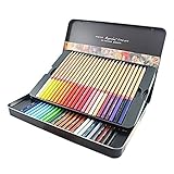 Feelily 48-color Colored Pencils Art Drawing Pencil for Coloring Sketching Doodling Coloring Books- Non-toxic Oiliness Colored Drawing Pencils