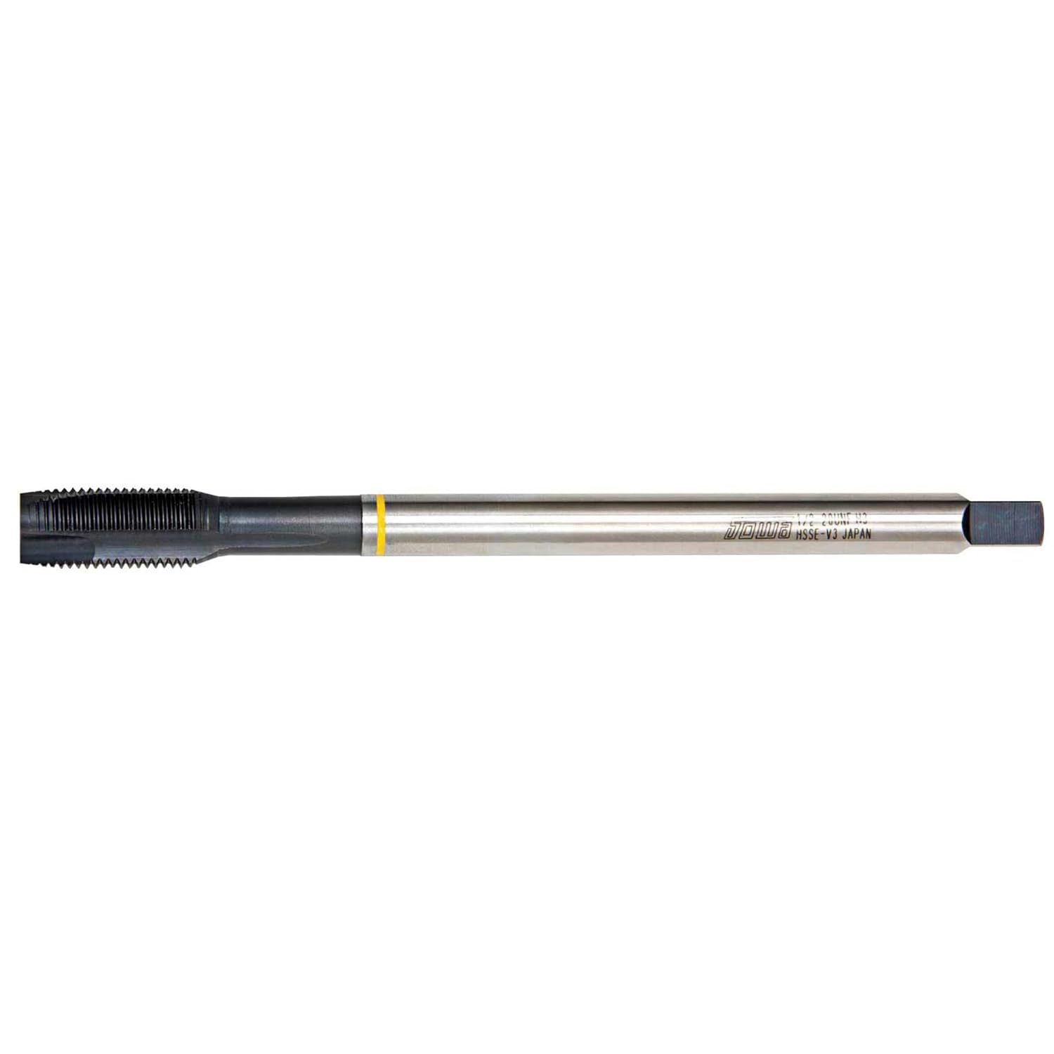 Sowa Tool 3/8"-16 UNC 6" O.A.L. Yellow Ring HSSE-V3 Spiral Point Tap