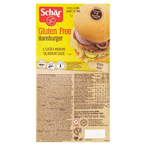 Schar Bollos para hamburguesas, 4 x 300 g.