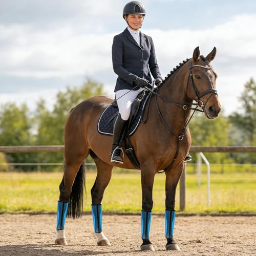 Botas antimoscas para caballos: evite picaduras con estas polainas de malla 4