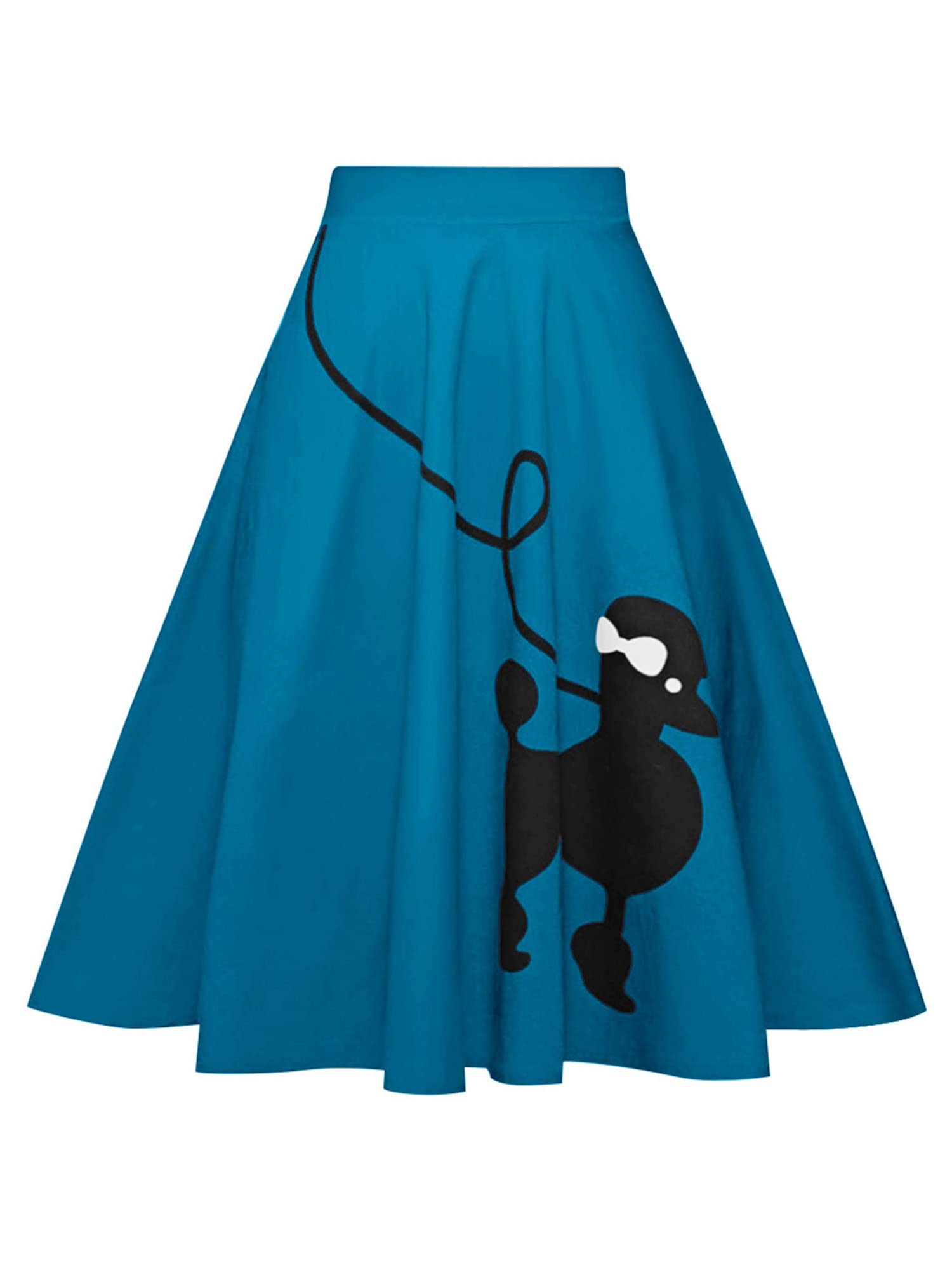 ZEZCLO Vintage Poodle Skirt