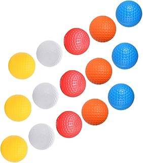 Toddmomy 72 Peças Bolas De Brinquedo De Golfe Bolas Macias Em Massa Bolas Personalizadas Bolas De Treinamento Bolas De Prática Bolas De Fluxo De Ar Novidade Bolas De Espuma De Plástico