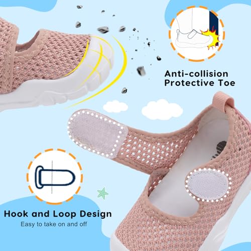 Image of BARERUN Toddler Water Shoes Infant Baby Swim Shoes Kids Barefoot Sandals