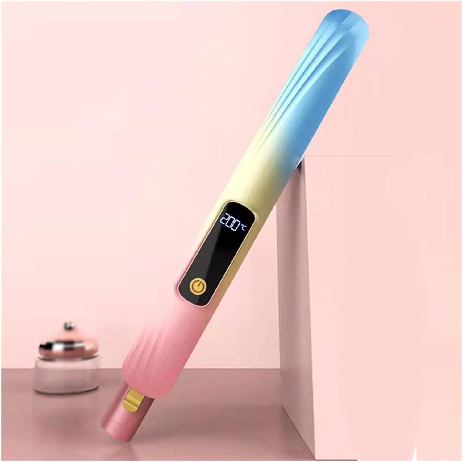 NANZU Hair Straightener Multi-Functional Ladies Bangs Curler Lazy Splint Portable Household Fluffy Straight Curling Two 31 3 5cm